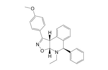 9-DIETHYL-8-PHENYL-3-(PARA-METHOXYPHENYL)-3A,8,9,9A-TETRAHYDRO-[5,4-C]-ISOXAZOLOISOQUINOLINE-ADDUCT