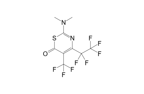 2-Dimethylamino-4-pentafluoroethyl-5-trifluoromethyl-6H-1,3-thiazine-6-one