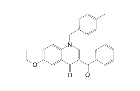 4(1H)-quinolinone, 3-benzoyl-6-ethoxy-1-[(4-methylphenyl)methyl]-