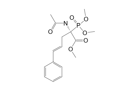 METHYL-1-(N-ACETYLAMINO)-1-(DIMETHYLPHOSPHONO)-5-PHENYL-4-PENTENOATE