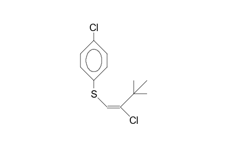 (E)-1-(4-CHLOROBENZENESULFENYL)-2-CHLORO-3,3-DIMETHYL-1-BUTENE