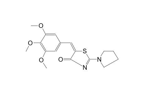 4(5H)-thiazolone, 2-(1-pyrrolidinyl)-5-[(3,4,5-trimethoxyphenyl)methylene]-, (5E)-
