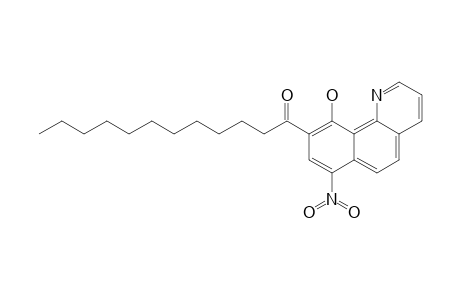 7-NITRO-9-DODECANOYL-HBQ;7-NITRO-9-DODECANOYL-10-HYDROXYBENZO-[H]-QUINOLINE