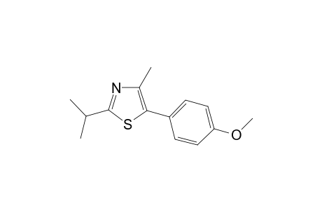 2-Isopropyl-5-(4-methoxyphenyl)-4-methylthiazole
