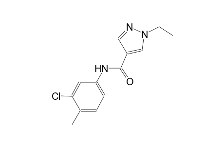N-(3-chloro-4-methylphenyl)-1-ethyl-1H-pyrazole-4-carboxamide
