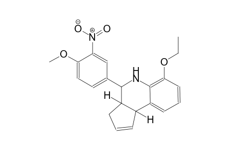 3H-cyclopenta[c]quinoline, 6-ethoxy-3a,4,5,9b-tetrahydro-4-(4-methoxy-3-nitrophenyl)-, (3aS,4R,9bR)-