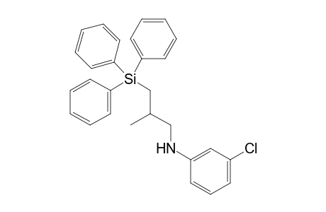 N-(2-Methyl-3-(triphenylsilyl)propyl)-3-chloroaniline