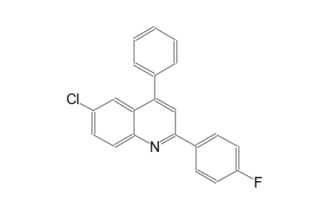 6-chloro-2-(4-fluorophenyl)-4-phenylquinoline