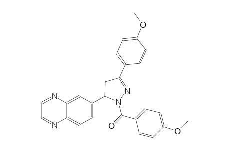 quinoxaline, 6-[4,5-dihydro-1-(4-methoxybenzoyl)-3-(4-methoxyphenyl)-1H-pyrazol-5-yl]-