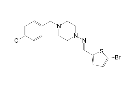 1-piperazinamine, N-[(E)-(5-bromo-2-thienyl)methylidene]-4-[(4-chlorophenyl)methyl]-