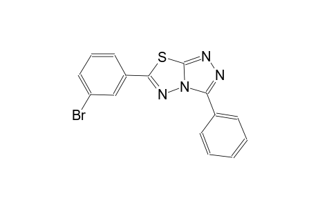 [1,2,4]triazolo[3,4-b][1,3,4]thiadiazole, 6-(3-bromophenyl)-3-phenyl-