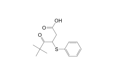 Hexanoic acid, 5,5-dimethyl-4-oxo-3-(phenylthio)-