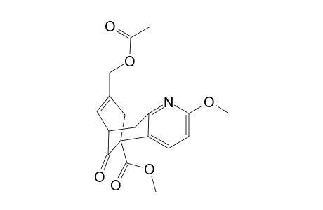 Methyl 7-acetoxymethyl-9,10-dihydro-2-methoxy-11-oxo-5,9-methanocycloocta[b]pyridine-5(6H)-carboxylate