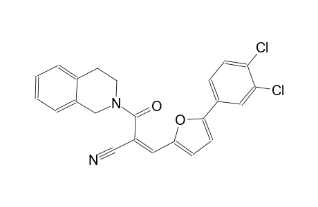 (2Z)-3-[5-(3,4-dichlorophenyl)-2-furyl]-2-(3,4-dihydro-2(1H)-isoquinolinylcarbonyl)-2-propenenitrile