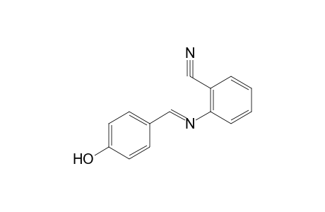 2-([(E)-(4-Hydroxyphenyl)methylidene]amino)benzonitrile