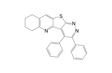 3,4-Diphenyl-6,7,8,9-tetrahydropyridazino[4',3':4,5]thieno[3,2-b]quinoline