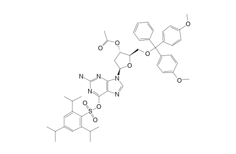 3'-O-ACETYL-5'-O-(4,4'-DIMETHOXYTRITYL)-6-O-[(2,4,6-TRIISOPROPYL-PHENYL)-SULFONYL]-2'-DEOXYGUANOSINE