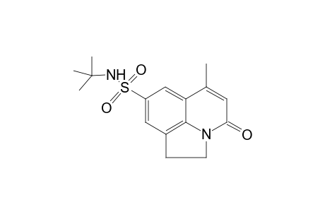 4H-Pyrrolo[3,2,1-ij]quinoline-8-sulfonamide, N-(1,1-dimethylethyl)-1,2-dihydro-6-methyl-4-oxo-
