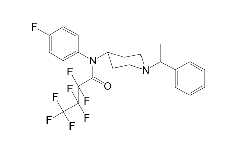 2,2,3,3,4,4,4-Heptafluoro-N-4-fluorophenyl-N-[1-(1-phenylethyl)piperidin-4-yl]butanamide