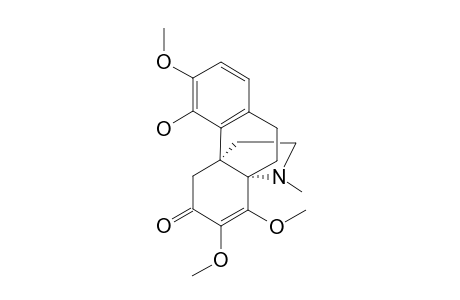 AKNADININE;4-O-DEMETHYLHASUBANONINE