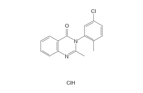 3-(5-CHLORO-o-TOLYL)-2-METHYL-4(3H)-QUINAZOLINONE, HYDROCHLORIDE