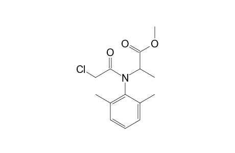 DL-Alanine, N-(chloroacetyl)-N-(2,6-dimethylphenyl)-, methyl ester
