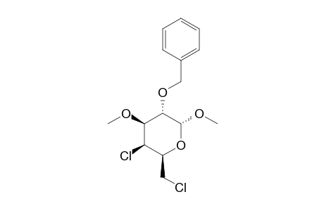 METHYL-2-O-BENZYL-4,6-DICHLORO-4,6-DIDEOXY-3-O-METHYL-ALPHA-D-GALACTOPYRANOSIDE