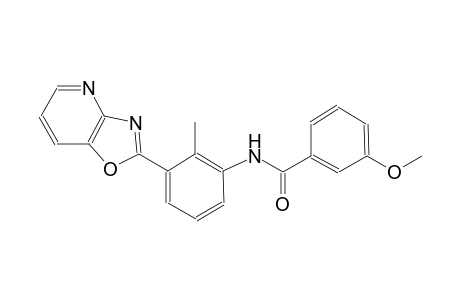 benzamide, 3-methoxy-N-(2-methyl-3-oxazolo[4,5-b]pyridin-2-ylphenyl)-