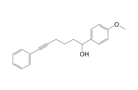 1-(4-Methoxyphenyl)-6-phenylhex-5-yn-1-ol