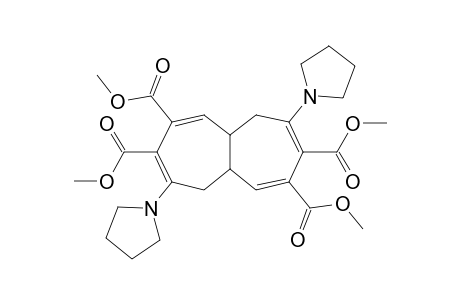 Tetramethyl 5,11-dipyrrolidino-bicyclo[5.5.0]dodeca-2,4,8,10-tetraene-3,4,9,10-tetracarboxylate