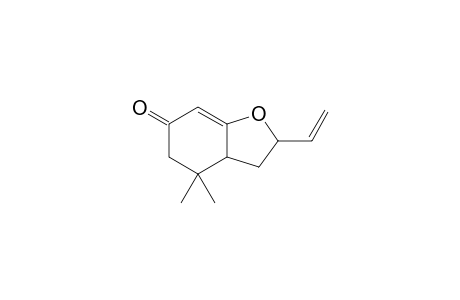 4,4-Dimethyl-6-oxo-2-vinyl-2,3,3a,4,5,6-hexahydro-2,3-benzofuran