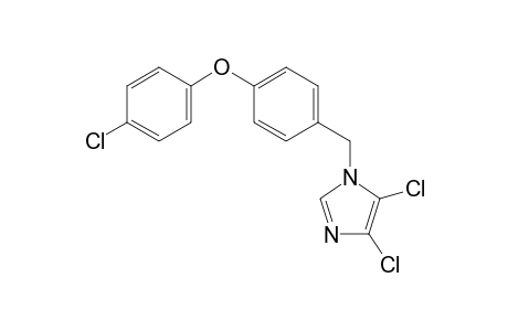 1H-Imidazole, 4,5-dichloro-1-[[4-(4-chlorophenoxy)phenyl]methyl]-
