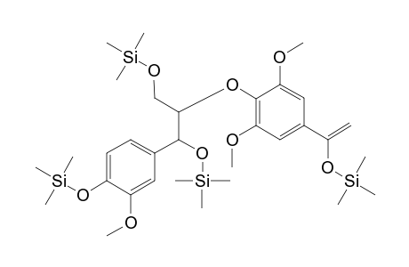 1-(4-Trimethylsiloxy-3-methoxyphenyl)-2-(2,6-dimethoxy-4-[1-(trimethylsiloxy)ethenyl]-1,3-ditrimethylsiloxypropane