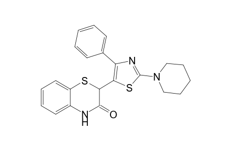 2-(4-phenyl-2-piperidin-1-yl-1,3-thiazol-5-yl)-4H-1,4-benzothiazin-3-one