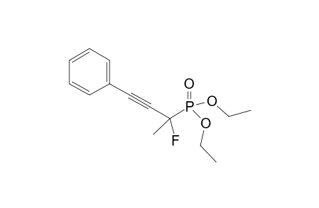 (3-diethoxyphosphoryl-3-fluoranyl-but-1-ynyl)benzene