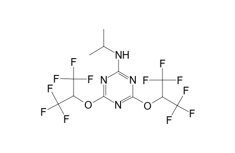 N-Isopropyl-4,6-bis[2,2,2-trifluoro-1-(trifluoromethyl)ethoxy]-1,3,5-triazin-2-amine