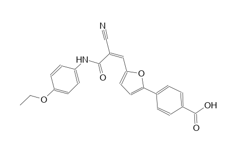 4-{5-[(1Z)-2-cyano-3-(4-ethoxyanilino)-3-oxo-1-propenyl]-2-furyl}benzoic acid