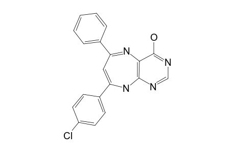 8-(4-CHLOROPHENYL)-6-PHENYL-9H-PYRIMIDO-[4,5-B]-[1,4]-DIAZEPIN-4-OL