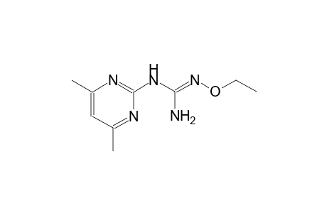 guanidine, N-(4,6-dimethyl-2-pyrimidinyl)-N''-ethoxy-