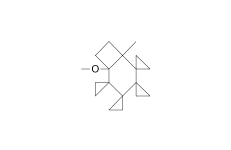 13,14-Ethano-13-methoxy-14-methyl-tetraspiro(2.0.2.0.2.0.2.2)tetradecane