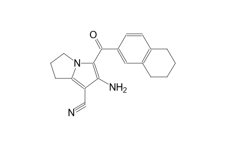 1H-pyrrolizine-7-carbonitrile, 6-amino-2,3-dihydro-5-[(5,6,7,8-tetrahydro-2-naphthalenyl)carbonyl]-