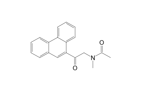 9-[(N-Acetyl-N-methylamino)acetyl]phenanthrene