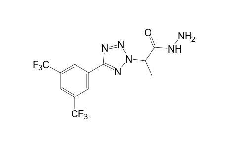 5-(alpha,alpha,alpha,alpha',alpha',alpha'-hexafluoro-3,5-xylyl)-alpha-methyl-2H-tetrazole-2-acetic acid, hydrazide