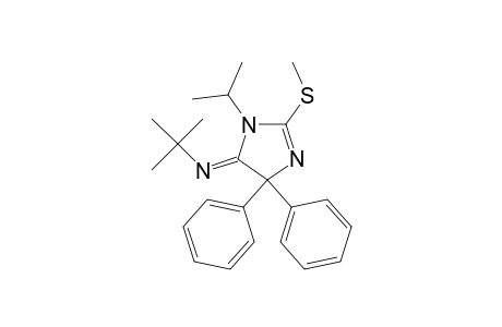 5-(tert-butylimino)-4,4-diphenyl-2-(methylthio)-1-isopropyl-2-imidazoline