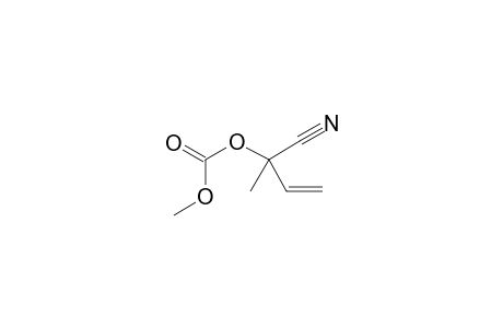 2-(Methoxycarbonyloxy)-2-methybut-3-enenitrile
