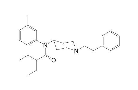 2-Ethyl-N-(3-methylphenyl)-N-(1-(2-phenylethyl)piperidin-4-yl)butanamide