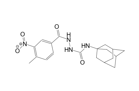 N-(1-adamantyl)-2-(4-methyl-3-nitrobenzoyl)hydrazinecarboxamide