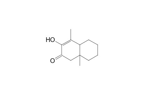 (+-)-4a,5,6,7,8,8a-Hexahydro-2-hydroxy-1,4a-dimethyl-3(4H)-naphthalenone