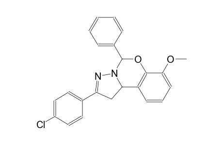 2-(4-chlorophenyl)-5-phenyl-1,10b-dihydropyrazolo[1,5-c][1,3]benzoxazin-7-yl methyl ether