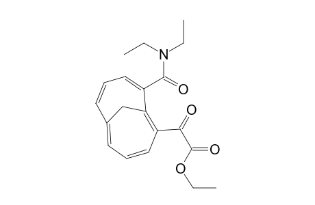 Bicyclo[4.4.1]undeca-1,3,5,7,9-pentaene-2-acetic acid, 10-[(diethylamino)carbonyl]-.alpha.-oxo-, ethyl ester, (.+-.)-